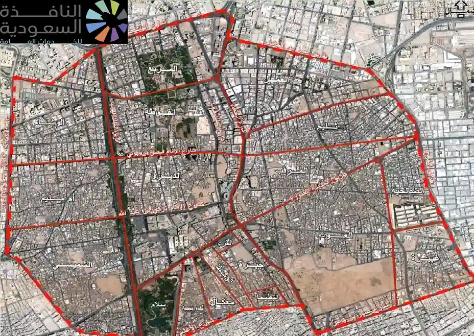 خريطة الهدم الجديدة في جدة